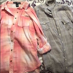 Flannel shirts